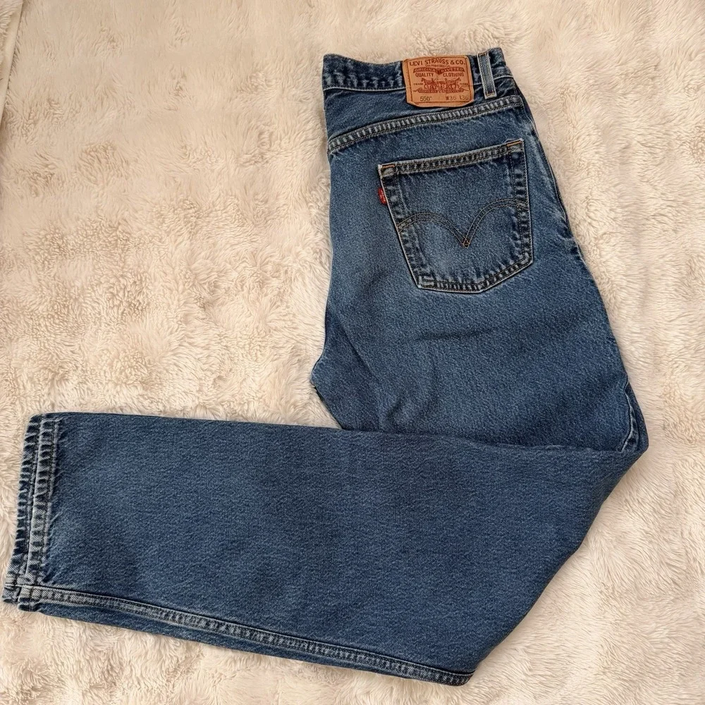 Levi's 550 Relaxed Fit Jeans 36x36 Y2K Era Made‎ in Haiti